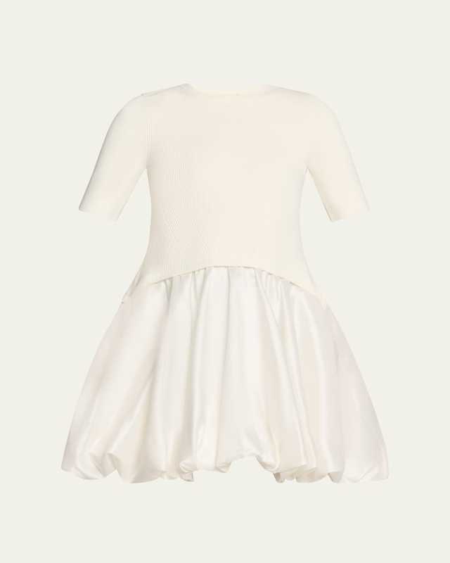 Kenny Short-Sleeve Bubble Dress